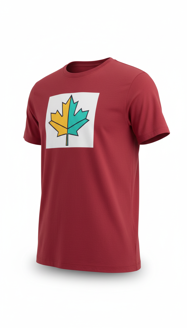 Maple red classic tee